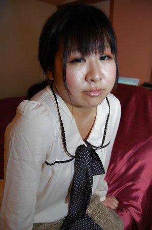 Shy schoolgirl