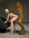 Cheetah man screws babe in all holes
