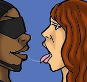 Mom’s full ass is grabbed by a youthful black boy