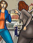 Angered mom defends her daughter in public