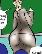 MILF greets her husband after a tough day