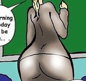 MILF greets her husband after a tough day