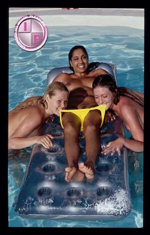Lesbian indian pool party