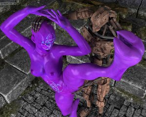 Careless demon fucks big-assed