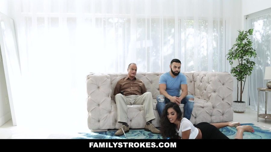 Long-haired tiny brunette enjoys hard drill - XXX Dessert - Picture 5