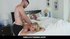Naughty long-haired blondie enjoys massage and pussy stiffed with bone
