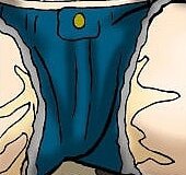 Cum oozes out of slut’s cunt after interracial sex