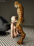 Rough fuck for a babe and hung cheetah-like male