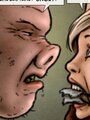 Pig-nosed brute ties up a vulnerable - Picture 4