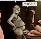 Two grotesque creatures torture a set of sex slaves. Breeders: The Next