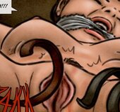 Woman is nude while her sexy body is hit hard. Breeders: The Next Generation