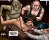 Monsters and an old man use a slave’s taut body. Breeders: The Next