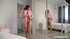 brunette slowly undresses and
