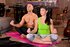Adult couple enjoy yoga and hot fuck after