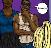 Chicks who love black dick are seated together