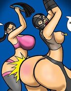 Black man has big assed bitches doing his bidding