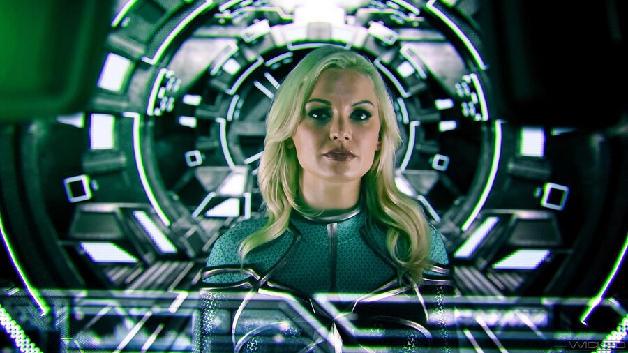 Amazing threesome fucking with boobed blond - XXX Dessert - Picture 2