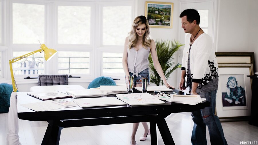 Blonde bombshell screws her horny step-uncl - XXX Dessert - Picture 2