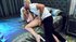 Intense lovemaking for striking blonde 