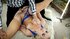 Bimbo in a blue garter gets shafted hard 