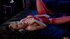 Sexy MILF in designer red stockings buries a bone