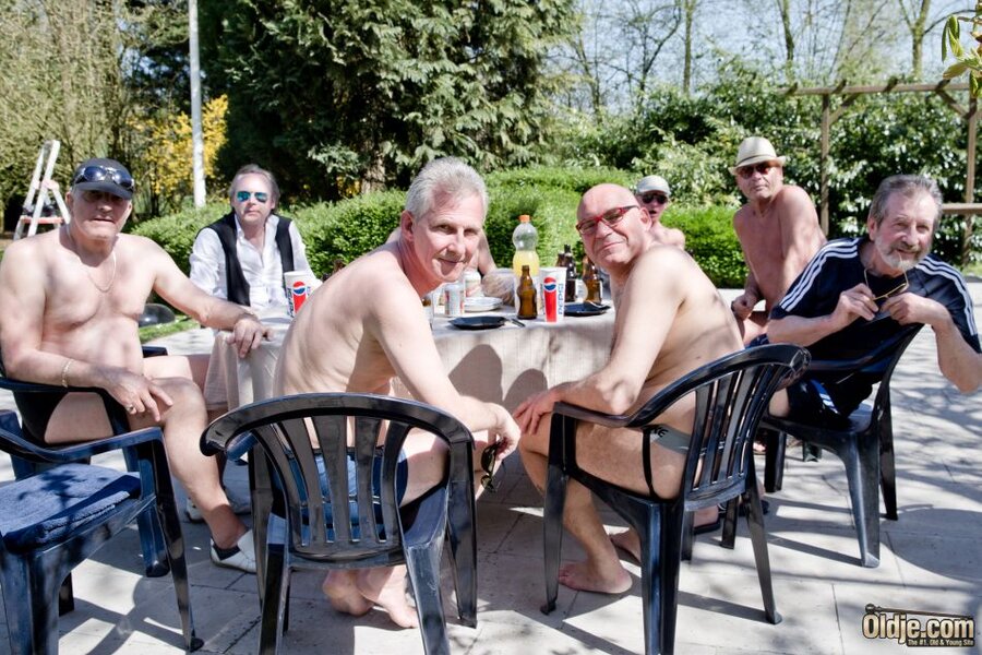 Horny old men surround a Hungarian teen tar - XXX Dessert - Picture 3