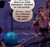 Clueless diva is set up during a workout. Instagram Workout By Hawke.