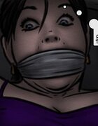 Babe wakes from a fall, tied up in a coffin. Trick And Treat By Slasher.