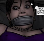 Babe wakes from a fall, tied up in a coffin. Trick And Treat By Slasher.