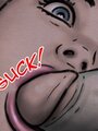 Vile creatures grab and lick a bound - Picture 4