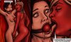Wicked blonde gags and whips her hot friend. Trick And Treat By Slasher.