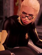 Blonde cop catches futa couple
