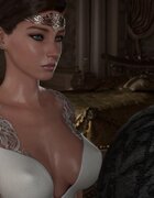 Black hair princess blowjob