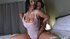 big-breasted bimbo oils before