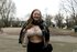 teen tart flashes public 