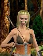 Amazon bitch fucked by goblin