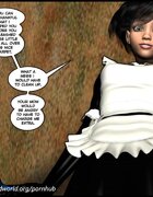 Sexy 3d teen slutty maid