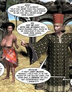 Sex colonists visit an unknown island