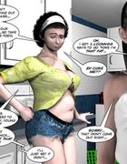 Ponytailed teen spread legs for a thick meat