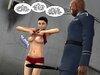 Busty prisoner seduces officer