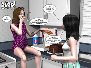 Two teen gals playing with huge vibrator