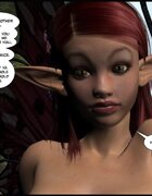 Busty fairy enjoys playing with hard dick