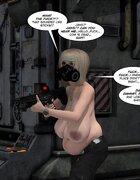 Busty milfs got captured, drilled and inseminated by aliens