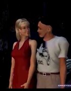 Decepticon dude took his girl to the cemetery and she's been drilled hard