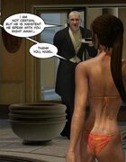 Bikini-clad bitch makes an impression 
