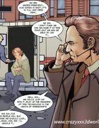 Blonde slut's office fuck