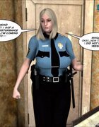 Bikini holds back big tits by the pool