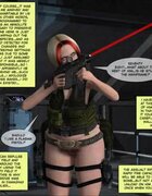 Pregnant spacewoman fights aliens 