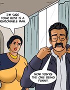 Indian couple discusses the man's boss 