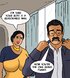 Indian couple discusses the man's boss 